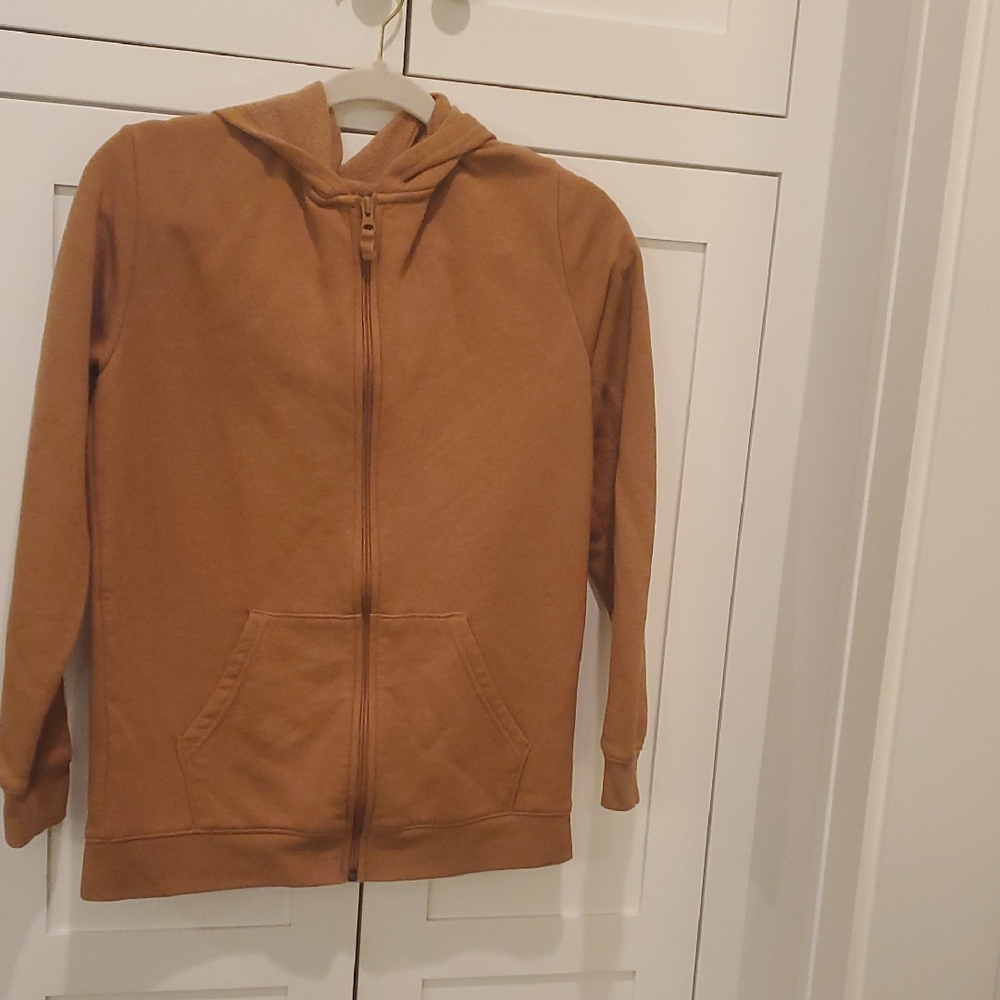 Boys Cat & Jack Dark Tan Fleece Jacket Size XL
